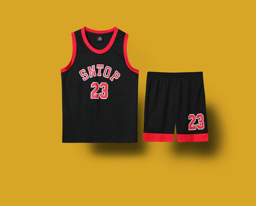 2019 Kids Basketball Jerseys Uniforms Boys Girl Number 23 Short Sleeve