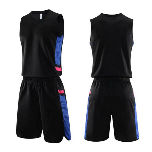 Basketball Jerseys with Side Pockets Mens Basketball Shorts Uniforms Quick Dry