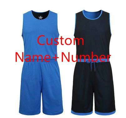 High quality Men's Reversible Basketball Jersey Clothes Suit Training Shirt
