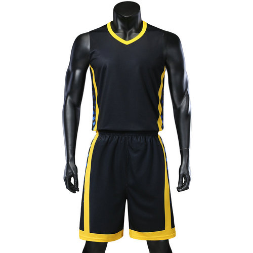 Men New Personality Reversible Basketball Jerseys Sets Uniforms Sports Kit Shirt