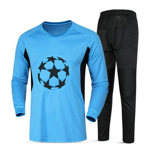 2018 New Soccer Jersey Goalkeeper Clothing Uniform Mesh Breathable Adult